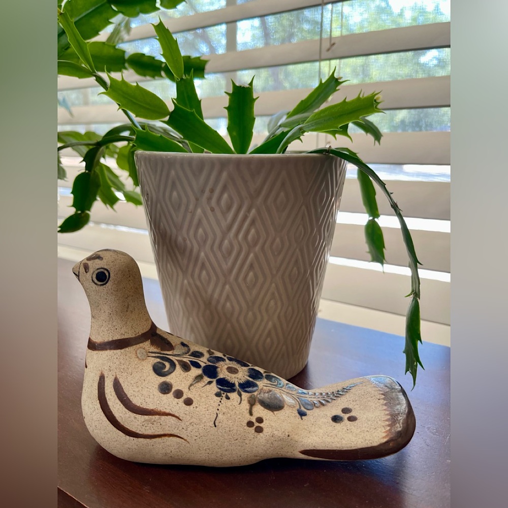 Vintage Mexican Pottery Bird